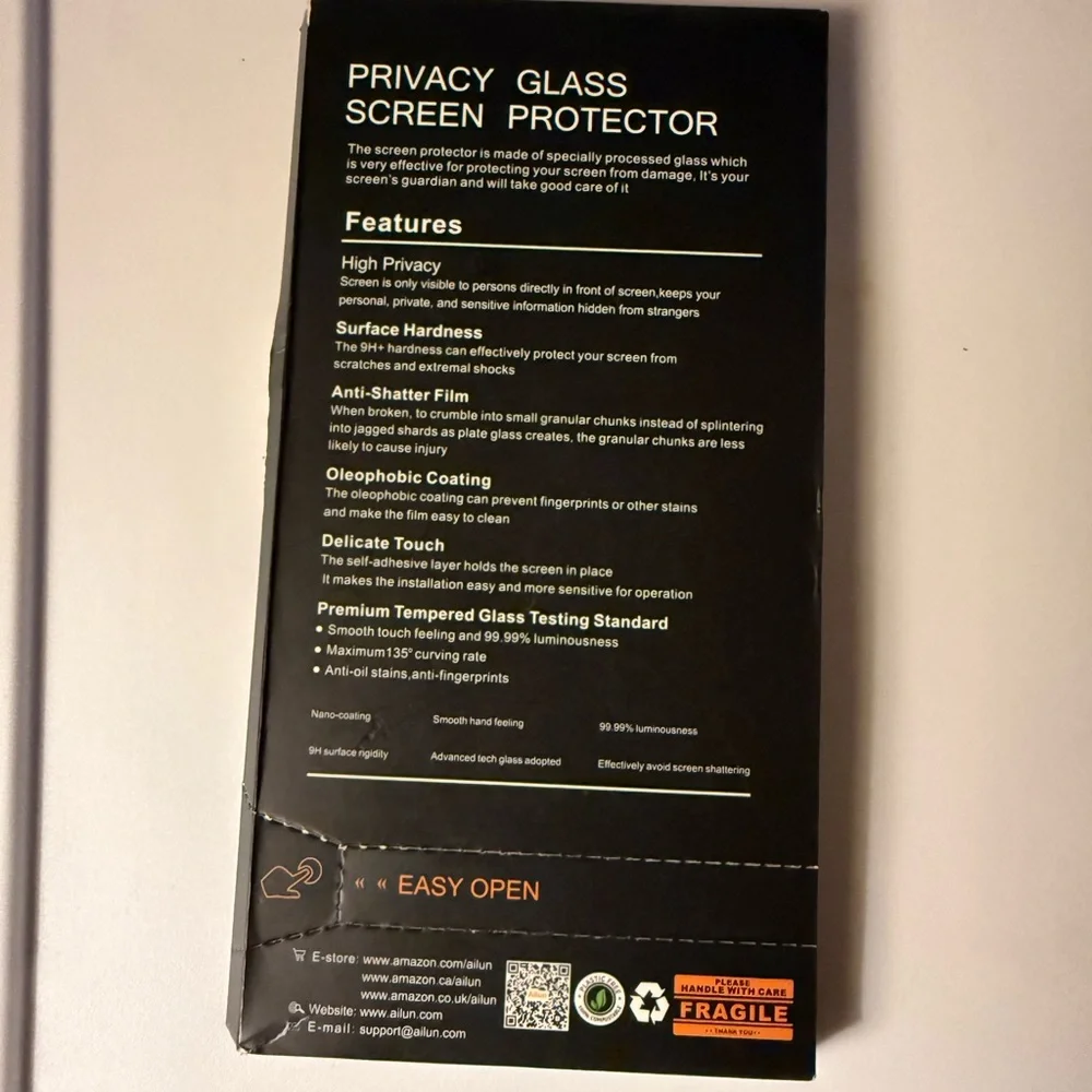 Ailun Privacy Screen Protector for IPhone 13 Pro Max